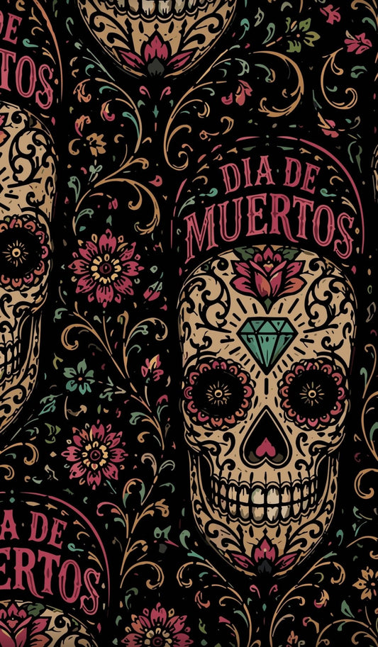 NEW-The Caddy Towel — Día de Muertos Edition-Pre Order now-1st 50 Pre orders get 30 pack of tees for free! - DM Golf