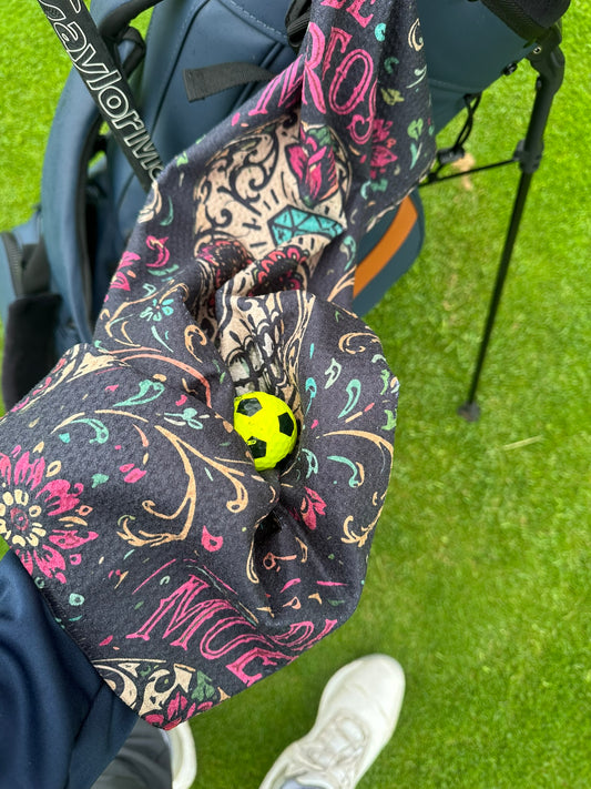 The Caddy Towel — Día de Muertos Edition - DM Golf
