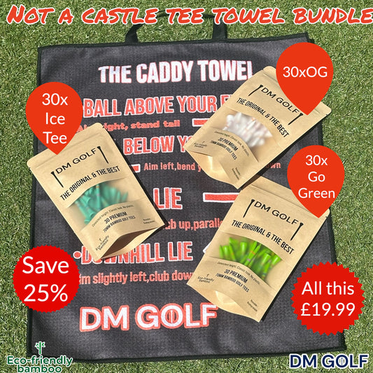 Not A Castle Tee Towel Bundle - DM Golf