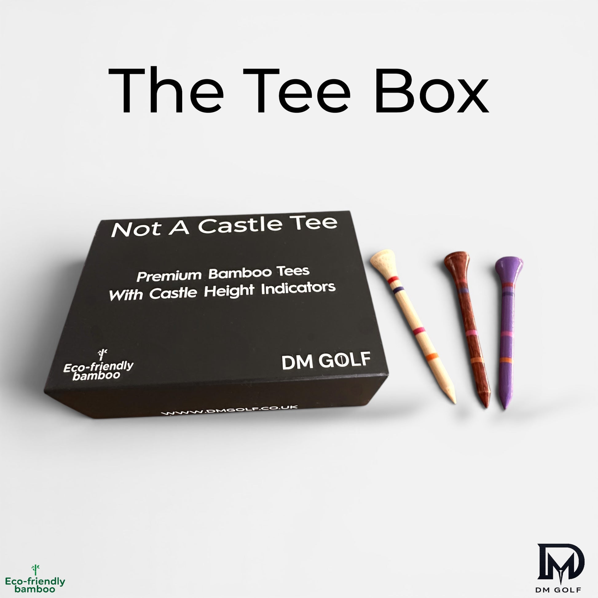 The Tee Box – 30 Bamboo Tees - DM Golf