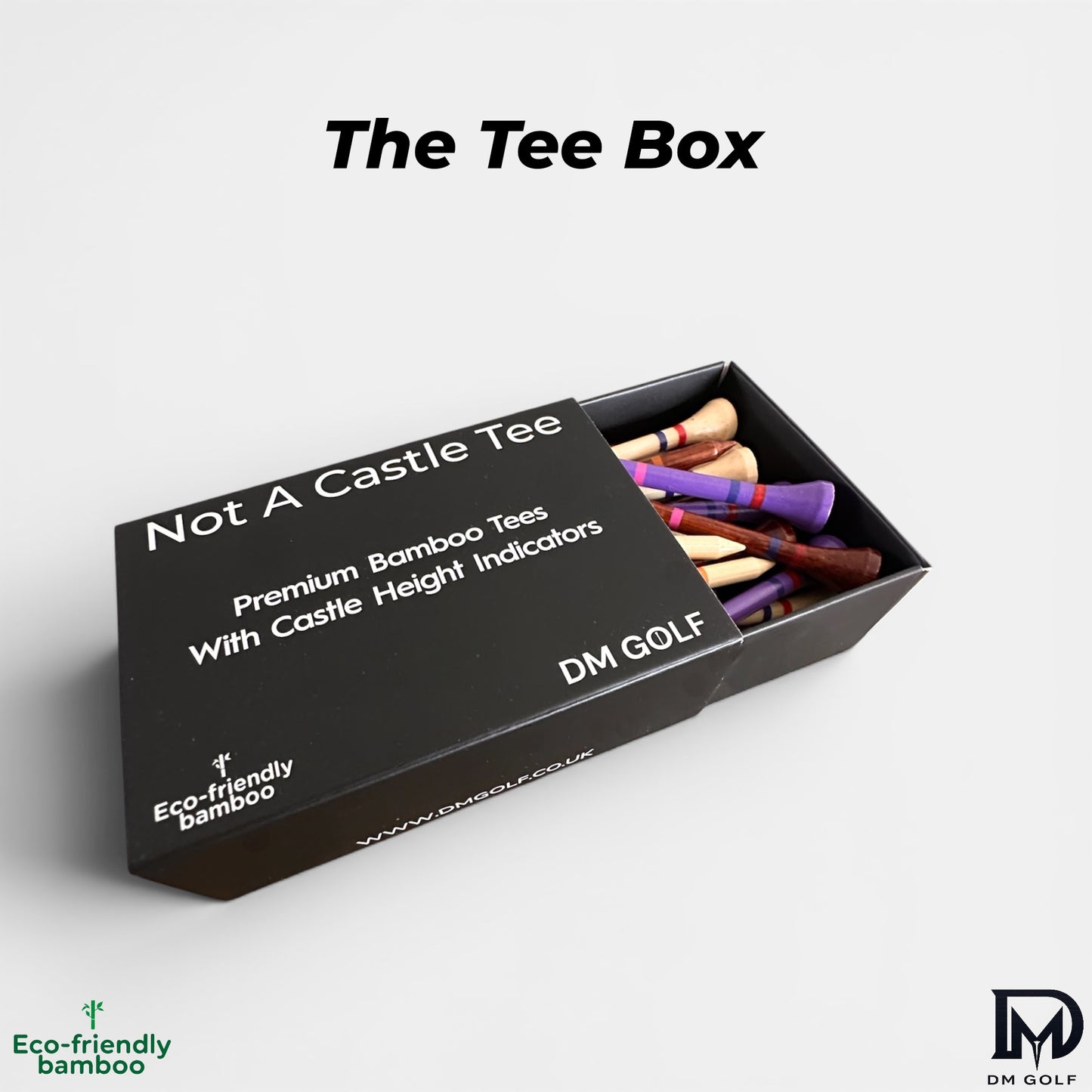 The Tee Box – 30 Bamboo Tees - DM Golf