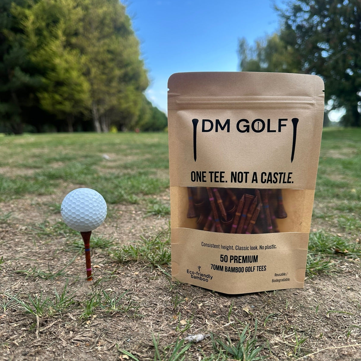 Rich Mahogany-50 Pack - DM Golf