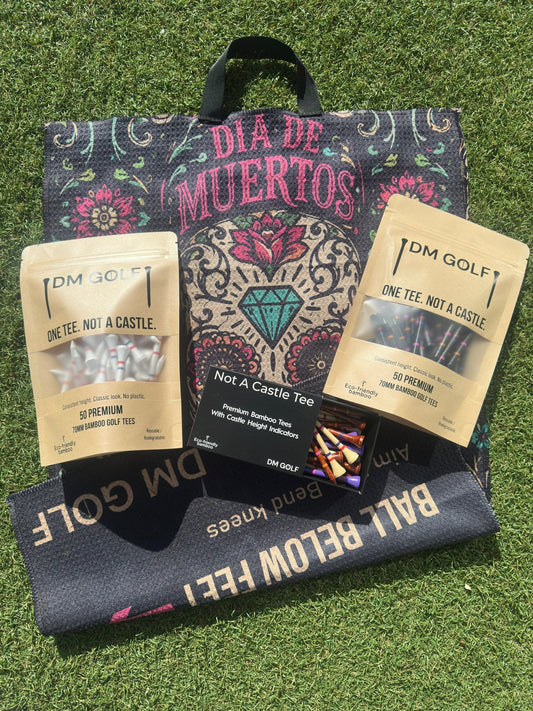 Who’s Your Caddy? — Towel + 100 Tee Bundle - DM Golf