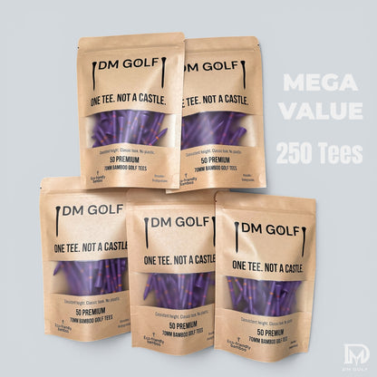 Season Bundle-Purple Haze-250 Tees - DM Golf