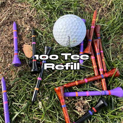 Never Run Out – 100 Tee Refill