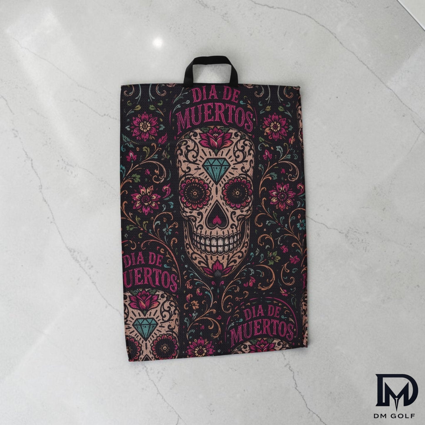 NEW-The Caddy Towel — Día de Muertos Edition-Pre Order now-1st 50 Pre orders get 30 pack of tees for free!